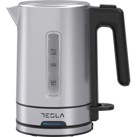 Bouilloire sans fil 1l 2200w inox - Tesla - KT450BX