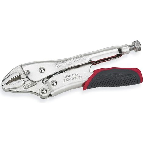 Grip Plus Zange für gebogene Mündungen mit Schnitt, CrMo, 175 mm  DOGHER 276P-175