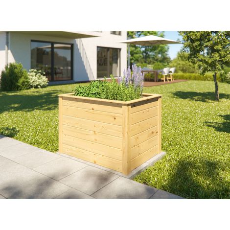 WEKA Element-Hochbeet Modular Hochbeet aus Holz, Juwel Pflanzenaufzucht (1/4)