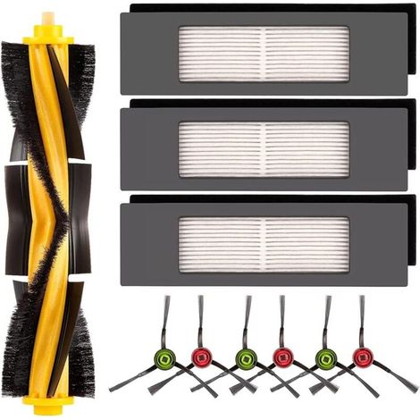 Ersatz-Filterbürsten-Set, kompatibel mit Ecovacs DEEBOT OZMO 920 950 T8 AIVI Max T9 T5 N5 N7 N8+ N8 Pro Plus Roboterstaubsaugern (1/4)