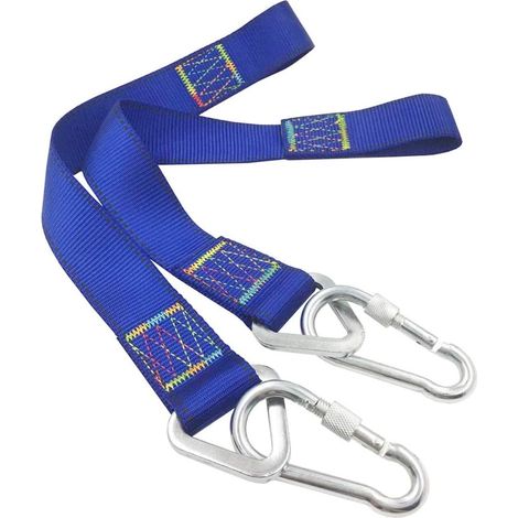 2. Sangles de suspension avec mousquetons, accessoires pour sac de frappe - sangles de suspension pour hamac, chaises suspendues (1/5)
