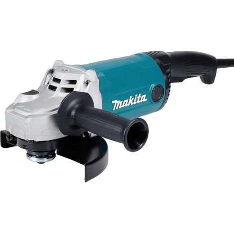 Meuleuse d'angle Makita GA7090N de 180mm et 2200W pour couper et meuler de métaux avec un design compact et une grande durabilité.