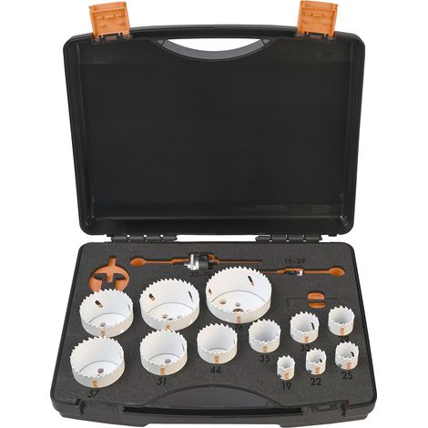 Projahn, Kit de scies cloches HSS-Co bi-métal, acier M42 avec