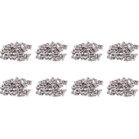 M6x12mm Vis à TÊTe Ronde, Six Pans Creux en Acier Inoxydable, 400 PiÈCes (1/5)