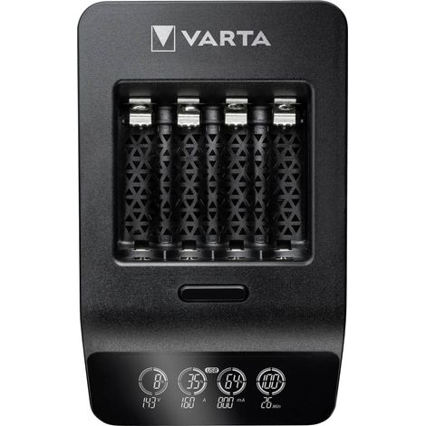 Varta LCD Smart Charger Plus chargeur noir 4xAA AAA (1/6)