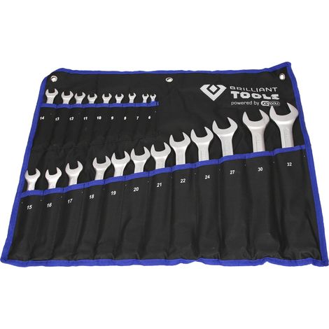 Brilliant Tools Jeu de 21 Clés Mixtes Argenté Durable (1/8)