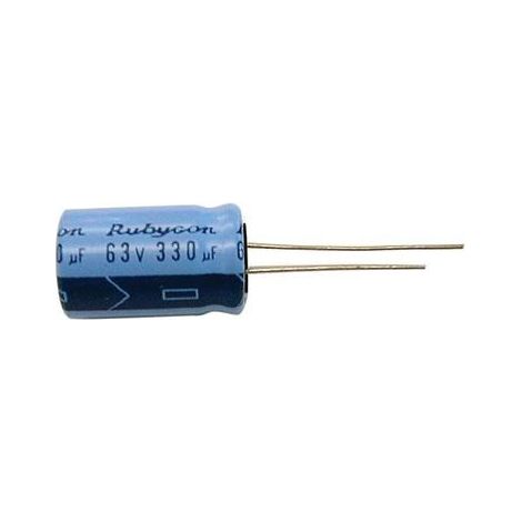 Condensador Electrolitico Baja Impedancia 330uF 63Vdc 12,5x20mm Radial
