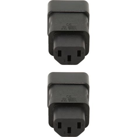 Adattatore da spina IEC320 C20 a C13, 2 pezzi, per server UPS PDU - Connessione diretta (1/4)