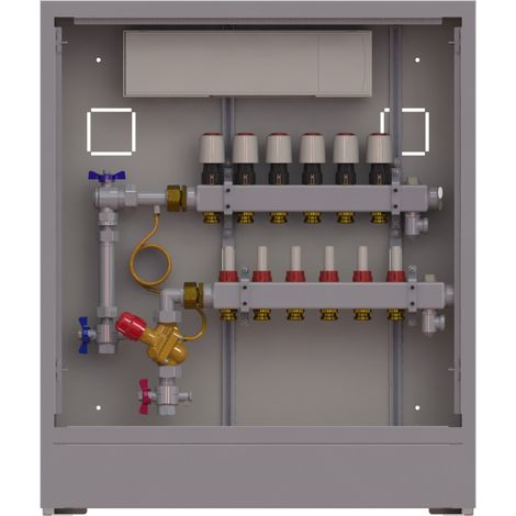 Station UnoFloor Comfort 6L 6 HK, links mit AB-PM-Set, 230V
