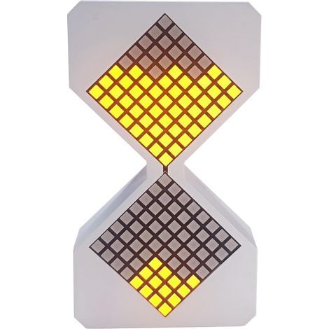 Reloj de arena electrónico LED con temporizador ajustable de 1 a 30 minutos, recargable, regalo original, blanco. (1/5)