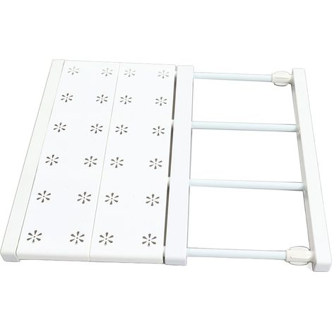 Étagère coulissante, réglable, gain de place, extensible, organisateur de placard, séparateur de rangement pour chaussures, longueur de placard 30-40 cm / 11,8-15,7 pouces (1/5)