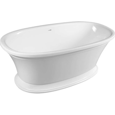 Polysan - Vasca da bagno freestanding Velia 167x83 cm, bianca 92230 (1/5)
