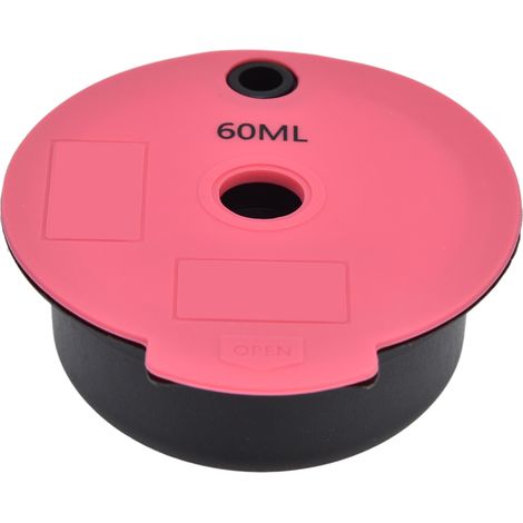 Capsule à café réutilisable, rechargeable, avec filtre rose pour capsules de type CTPM 1260 ml (1/5)
