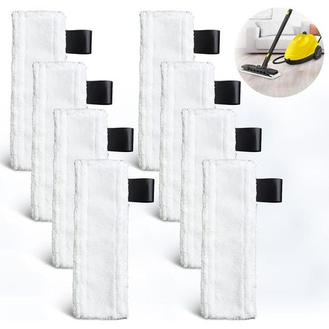 Packung mit 8 Ersatztüchern für Kärcher EasyFix SC1SC2SC4SC5 DampfreinigerHohe Qualität, die ideale Wahl für Familien. (1/5)