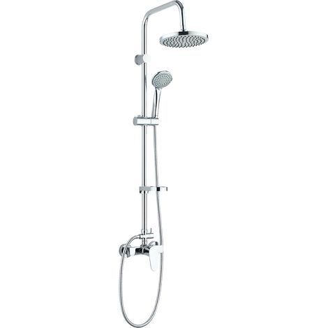 Colonne de douche murale avec robinet chromé Intra
