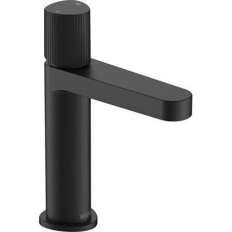 Bristan Liso Basin Mixer Tap with Clicker Waste - Black