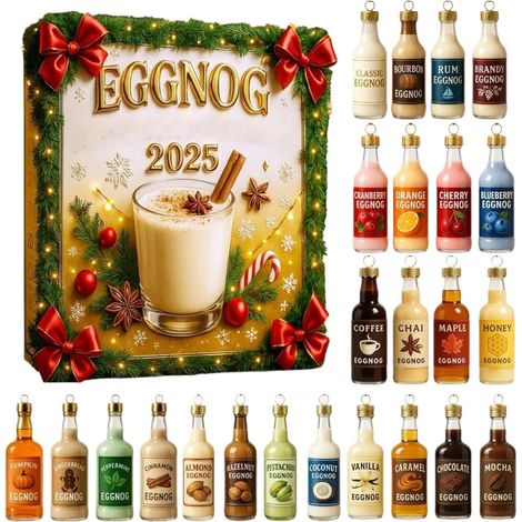 Calendario dell'Avvento 2D in acrilico con conto alla rovescia e ciondolo. (1/5)