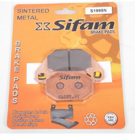 Plaquette de frein Sifam pour Scooter Kymco 150 Agility City Plus (1/3)