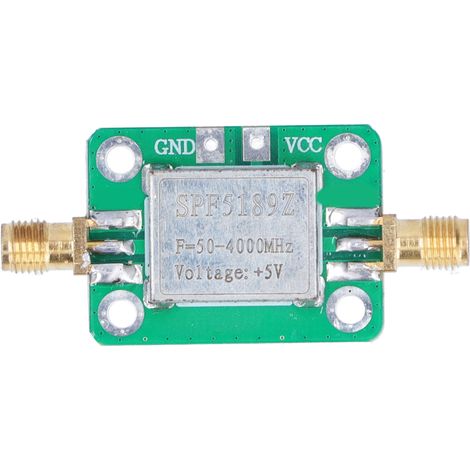 Amplificateur faible bruit 50-4000MHz 0.6dB, large bande, performant, compact, récepteur de signal (1/5)