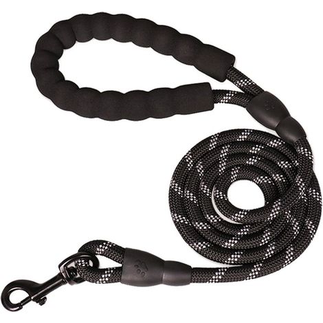 Laisse pour grand chien, corde épaisse et réfléchissante, 1,5 m (1/3)
