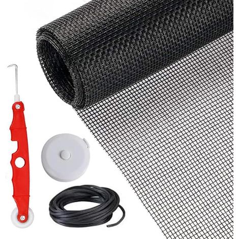 Rouleau De Moustiquaire Enrouleur Pour Filet Anti-Animaux 400 X 120 Cm (1/5)