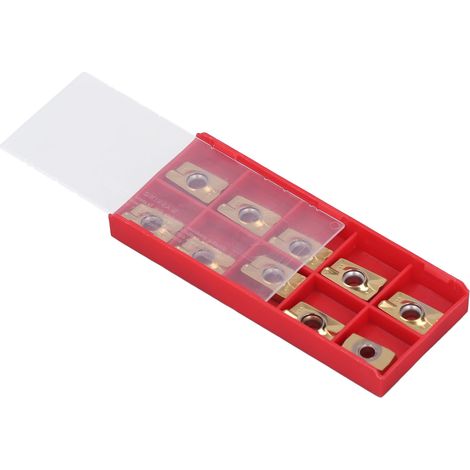 Lot de 10 plaquettes de tour APMT1604 carbure revêtu outils de fraisage CNC pour acier et inox (1/5)