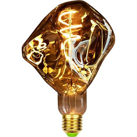 G125 E27 4W 2000K Dimmable Smoked Stone LED Bulb for Home or Restaurant (1/5)