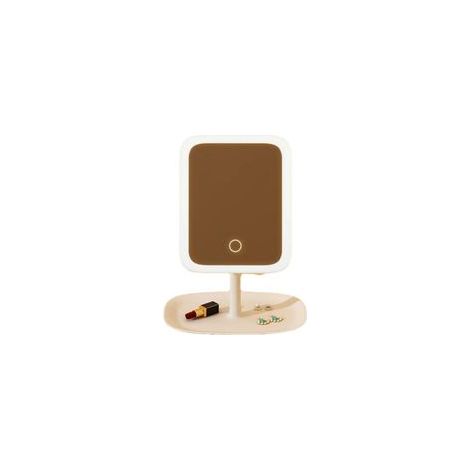 Miroir de maquillage LED avec éclairage, miroir de coiffeuse portable pour les résidences étudiantes et l'usage domestique. (1/2)
