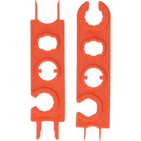 Ortviai Clé à cliquet PV MC4 – 2 pièces, plastique renforcé PPO/PSA, orange, légère et portable pour connecteurs photovoltaïques (1/5)