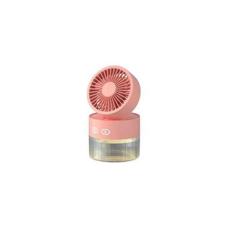 USB-Tischventilator mit Sprühnebelfunktion, tragbarer Ventilator mit 350-ml-Wassertank (1/5)