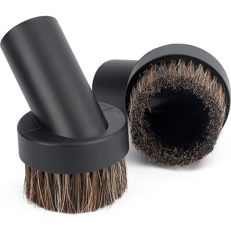 Nettoyage Philips Brosse Accessoire (Lot de 2, Poils 25mm), 2 Embouts Flexibles pour Têtes et Accessoires, Suceur Rond Universel de Remplacement pour Chiffonnage (1/5)
