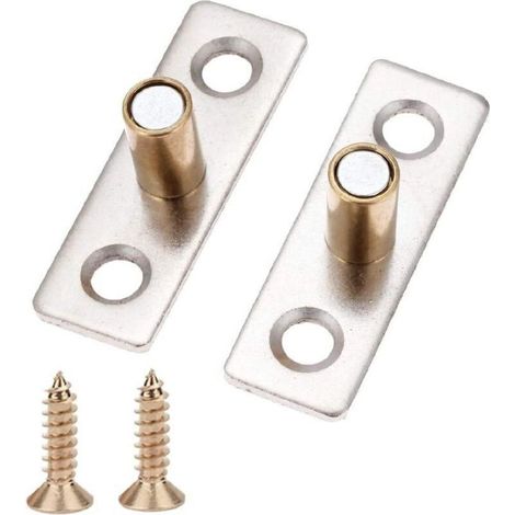 Rails de guidage pour porte coulissante en acier inoxydable, 2 pièces, diamètre 8 mm (1/4)