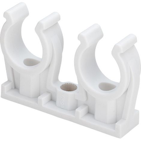 Viega Rohr-Clip 100209 10 mm, Kunststoff, doppelt (1/3)
