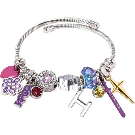 KPop Merch Bracelet KPop pour femmes Charmes Bracelet Chasseur Cadeaux pour les fans Corée Pop Accessoires Bijoux Amitié Merchandise Cadeaux d'anniversaire (1/5)