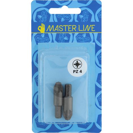 Blister inserto pozidriv pz4 da 38 mm. 2 pezzi (1/2)