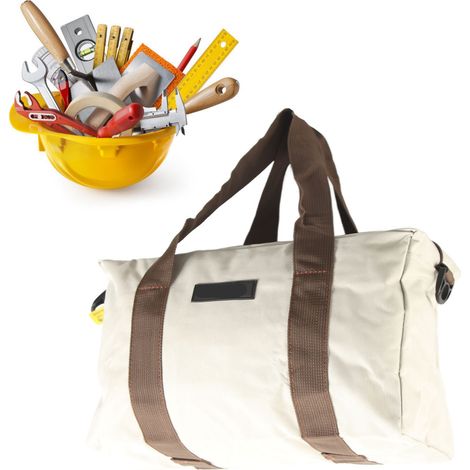 Große Werkzeugtasche aus Segeltuch für Heimwerkerwerkzeuge, Aufbewahrungstasche für Holzbearbeitungsreparaturen, Elektriker-Werkzeugtasche, Größe 16 Zoll. (1/5)
