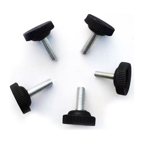 Pieds de Nivellement Réglables pour Meubles, M8 Niveleur Meuble Niveleur Meubles Réglables Pieds de Nivellement Meuble pour Meubles Table Chaise Pieds 2.82cm (Noir)10 Pcs,Fonepro (1/4)