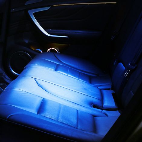 LED-Innenraumleseleuchte für Auto, Kofferraum-Nachtlicht, dreifarbige Deckenleuchte für Auto und Zuhause (eingebauter Akku) (1/5)