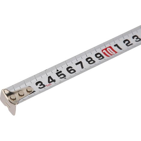 TU-5019A Mètre ruban 5m en acier inox pour bâtiment maçonnerie menuiserie (1/5)