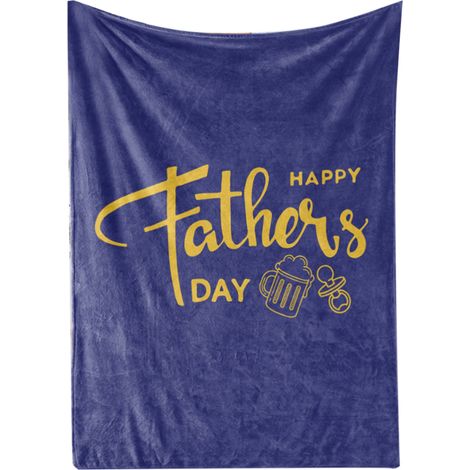 Couverture Polaire Douce 150x200 cm - Cadeau pour Papa, Voyage, Bureau ou Maison (1/5)