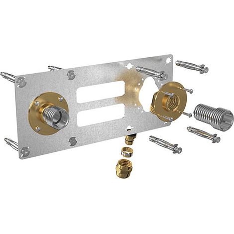 Watts – Sortie de cloison ROBIFIX 150mm – Raccord à compression Ø16-F 1/2 – Fixation pour plaque de plâtre – Installation rapide et solide