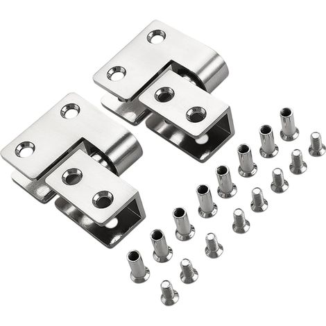 Charnières de séparation de toilettes robustes pour centre commercial, hôtel, salle de bain, charnière de salle de bain résistante (1/5)