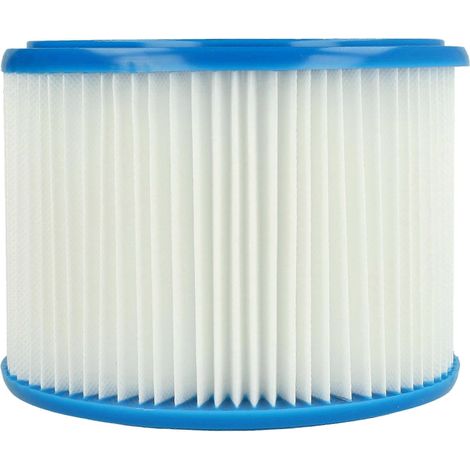 filtros plegables compatibles con aspiradoras Nilfisk Alto Wap Aero 25, 21, 20, 31 y 26 - Filtros de cartucho, edición azul y blanca 0926