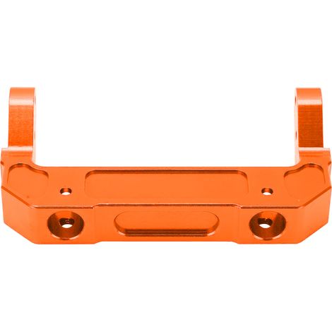 Frontstoßstangenhalterungen aus Aluminiumlegierung für AXIAL SCX6 1/6 RC-Car, orangefarbener Metall-Montagesatz (1/5)