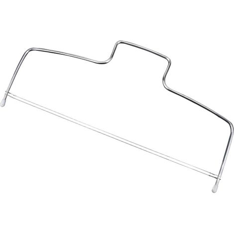 Niveleur à gâteau en acier inoxydable à 8 niveaux, coupe-gâteaux réglable avec fil détachable, outil de pâtisserie à deux fils (1/5)