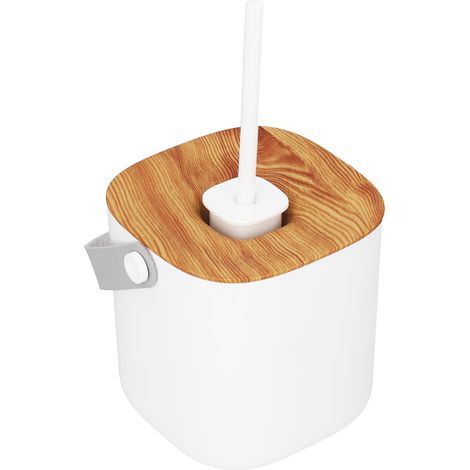 Humidificateur portable 600 ml, chargement USB, atomisation nanométrique, humidificateur de bureau, aspect bois, débit 30 ml/h (1/5)