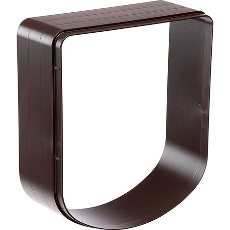 Ferplast SWING EXTENSION Tunnel estensibile per portine Swing per cani e gatti. Variante SWING 3/5 - Misure: 16.3 x 5 x h 18.4 cm - Marrone
