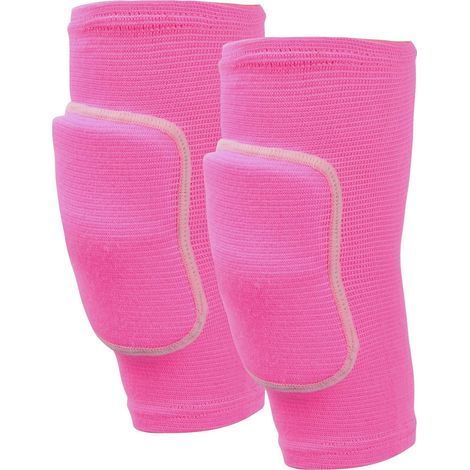 Genouillères de volley-ball en mousse épaisse, anti-impact, élastiques, protections sportives pour adultes, idéales pour la course, le football, la danse et la marche (rose) (1/4)