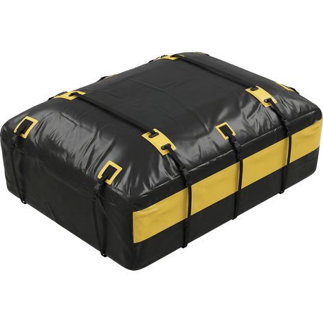 Portabagagli da Tetto 595 Litri Impermeabile, Borsa per Auto, Giallo (1/5)