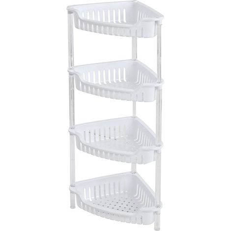 SCAFFALE PORTAOGGETTI ANGOLARE 27X27XH82.5CM (1/2)